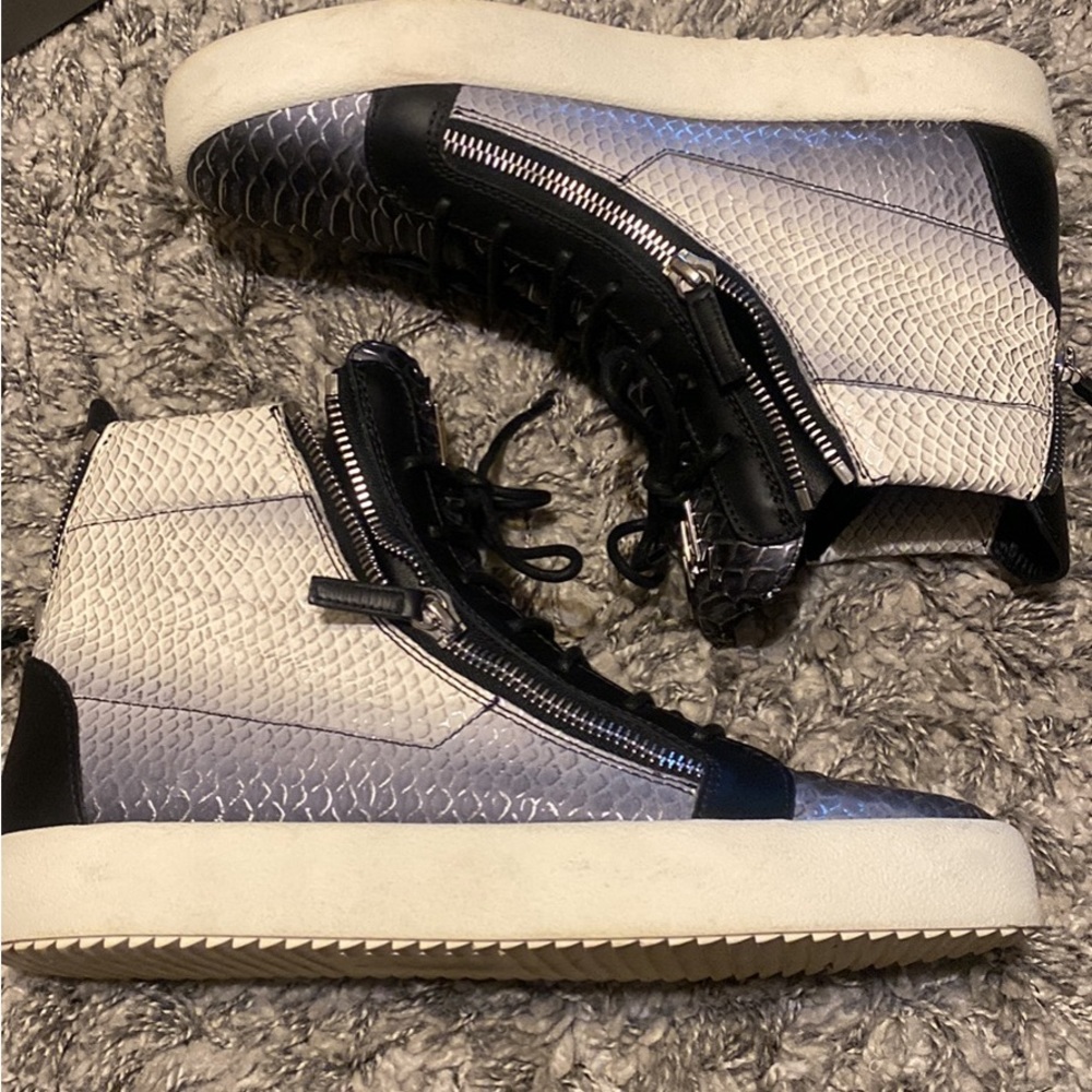 Giuseppe Zanotti- Snakeskin Sneakers